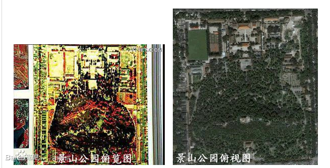 北京景山公园的俯视图，是一尊巨大的真武帝坐像（续）
